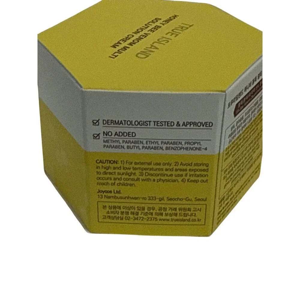 True Island Honey Bee Venom Muli Solution Cream 55ML Moisturizing Korean Skin